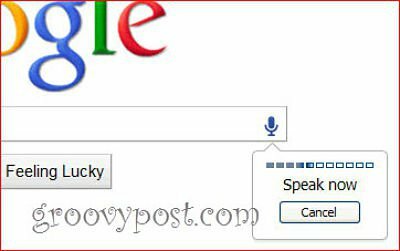 ricerca vocale su Google desktop