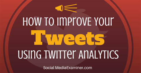 migliora la tua attività su tweet