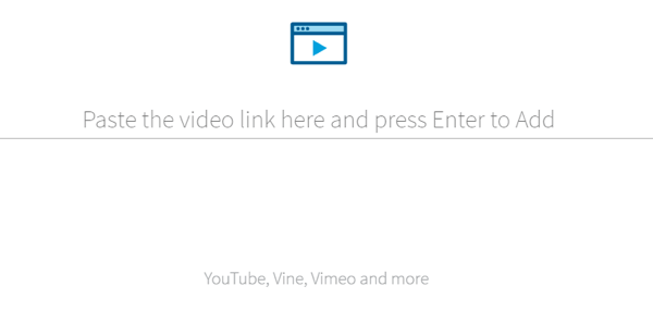 Incolla il link al tuo YouTube, Vimeo o un altro video nel tuo post di LinkedIn Publisher.