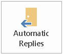 Pulsante per le risposte automatiche di Outlook Pulsante per le risposte automatiche di Outlook
