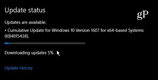 Aggiornamento delle versioni Microsoft KB4015438 per PC Windows 10