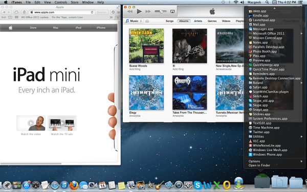 Desktop OS X Mountain Lion