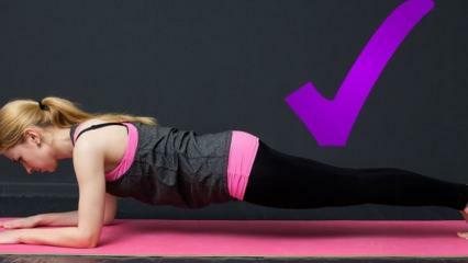 Cosa fa il movimento della plancia? Come praticare l'esercizio del plank a casa? addominali in 5 minuti