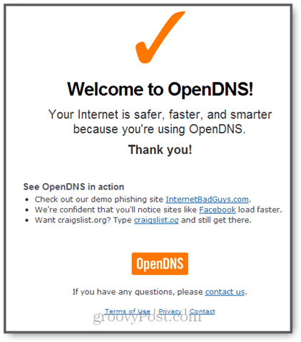 utilizzare opendns per bloccare i siti Web