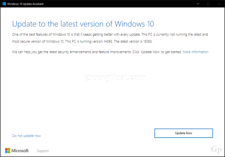 Come eseguire l'aggiornamento a Windows 10 Creators Update in questo momento