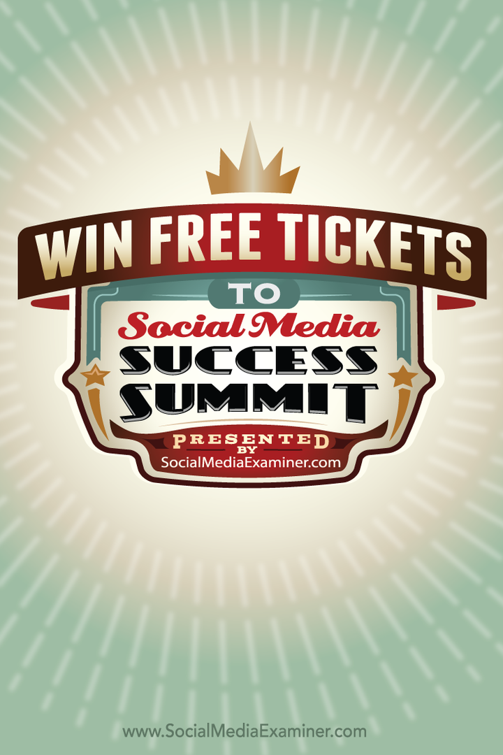 Vinci biglietti gratuiti per il Social Media Success Summit 2015: Social Media Examiner