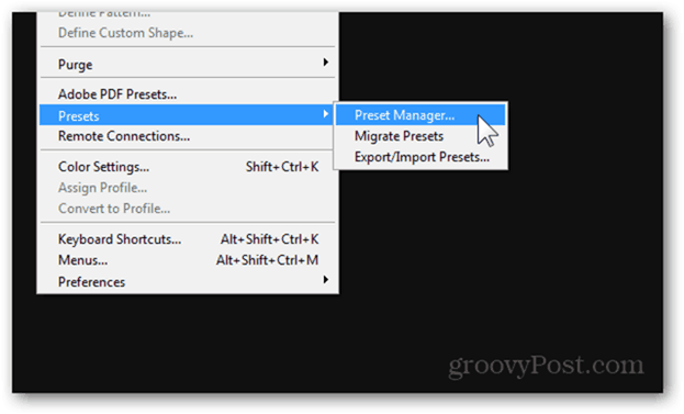 Photoshop Adobe Presets Modelli Download Crea Crea Semplifica Facile Semplice Accesso rapido Nuova Guida Tutorial Manager Modifica Preset Costruito