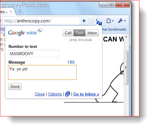 Estensione Google Voice per Google Chrome