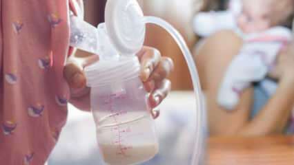 Come estrarre e conservare il latte materno indolore? Metodo di mungitura a mano e con pompa elettrica