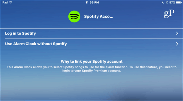 Allarme Spotify