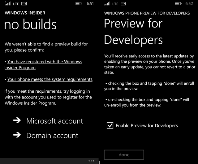 Anteprima di Windows Phone 10 per supportare dispositivi da 512 MB
