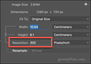 Impostazioni DPI di Photoshop