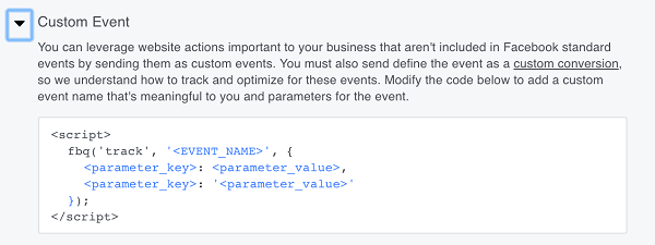 Facebook ti dà anche la possibilità di creare eventi personalizzati.
