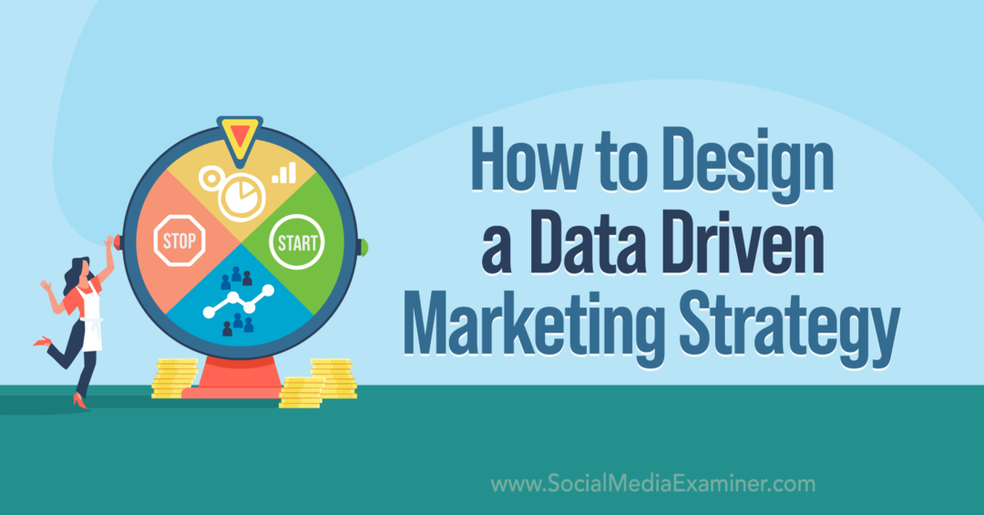 Come progettare una strategia di marketing basata sui dati con approfondimenti di Brie Anderson sul podcast di social media marketing.