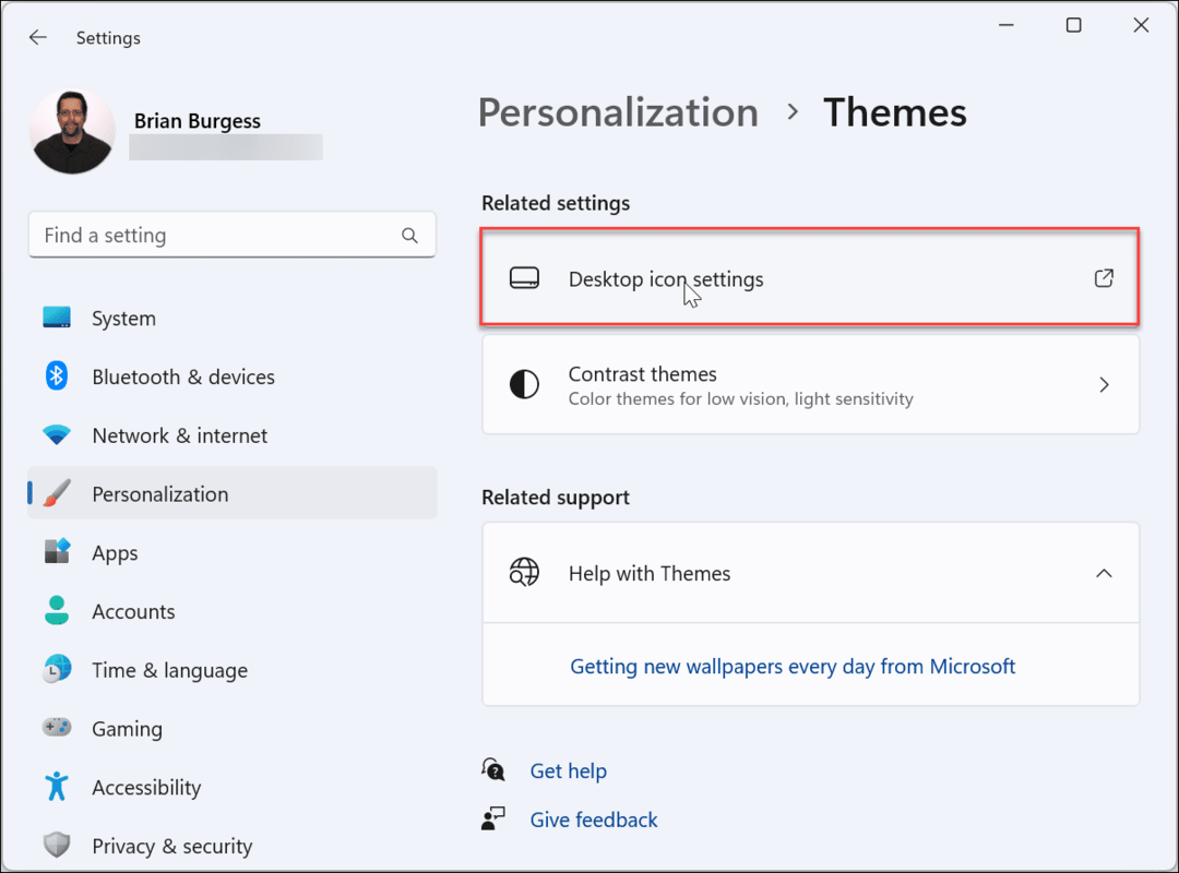 Personalizza le icone di sistema di Windows 11