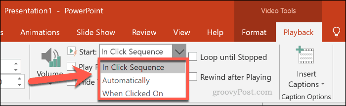 Scegliere come riprodurre un video in PowerPoint