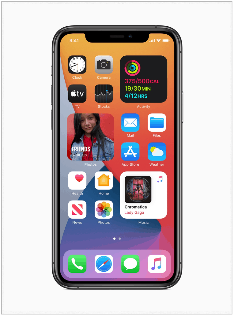 widget per iOS 14