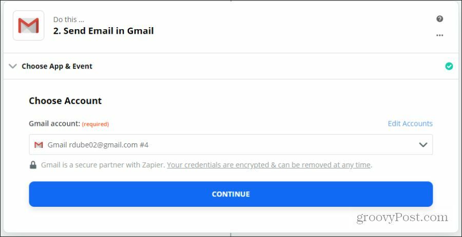 configurare un account e-mail