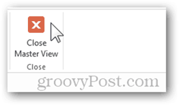 Modello Office 2013 Crea Crea design personalizzato POTX Personalizza diapositive Tutorial Come far scorrere la vista Master Close