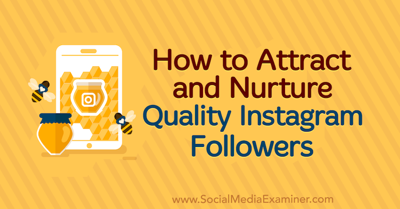 Come attrarre e nutrire follower di Instagram di qualità: Social Media Examiner