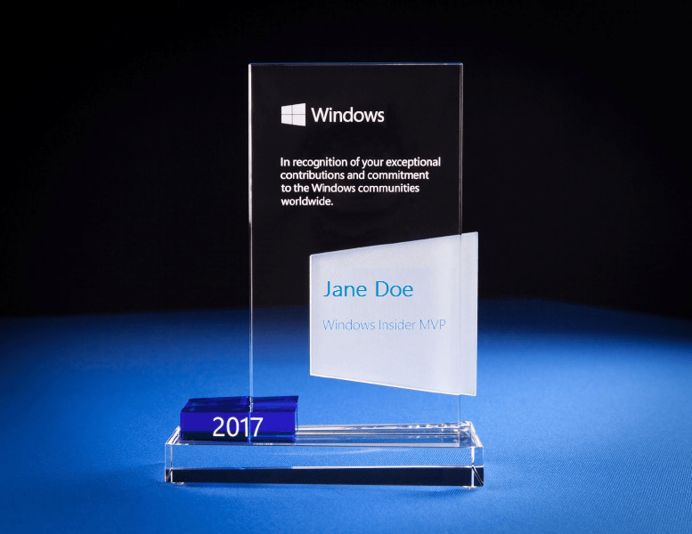Microsoft lancia il nuovo programma Windows Insider MVP Award
