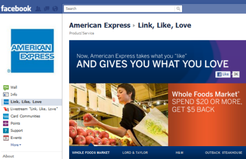facebook american express