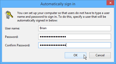 Login automatico