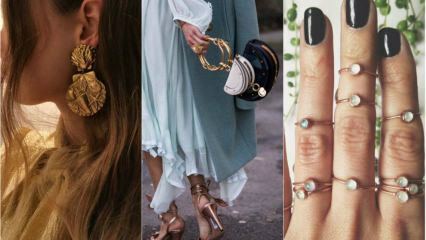 Modelli di accessori di tendenza e prezzi della stagione