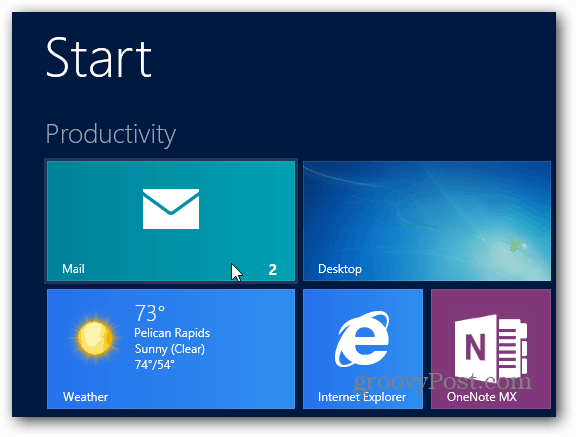 App di posta di Windows 8