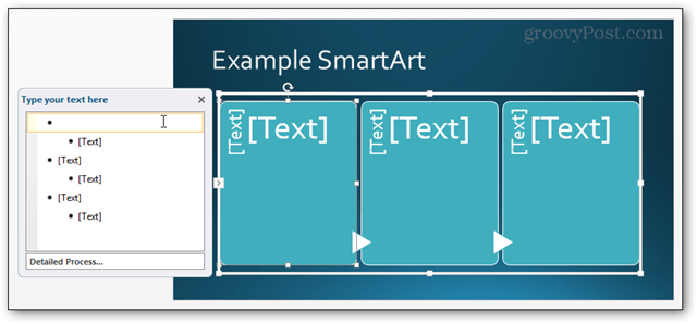 smartart smart art powerpoint power point 2013 slide inserita pronta per la modifica edit