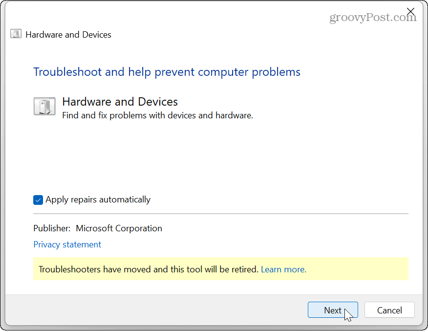 Correggi Windows 11 che non legge 