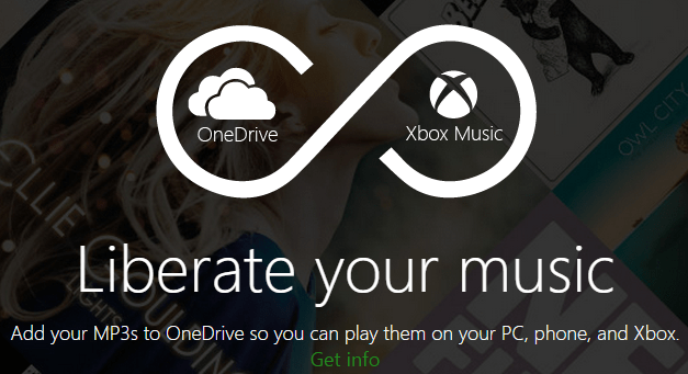 Accedi alla tua raccolta musicale da OneDrive tramite Xbox Music