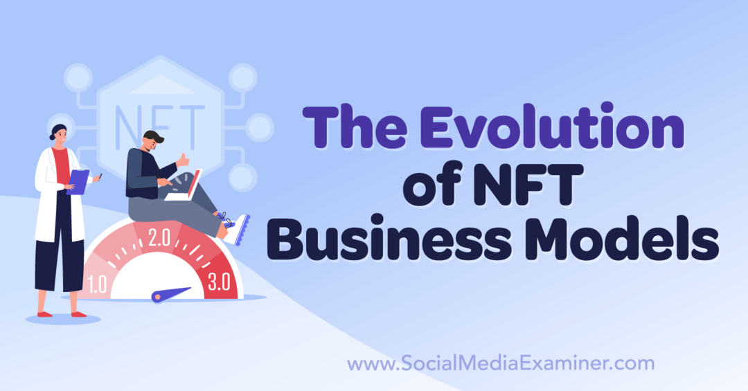 L'evoluzione dei modelli di business NFT: esaminatore di social media