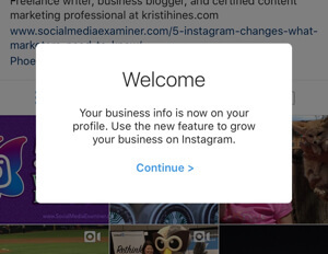 I profili aziendali di Instagram si collegano alla pagina Facebook