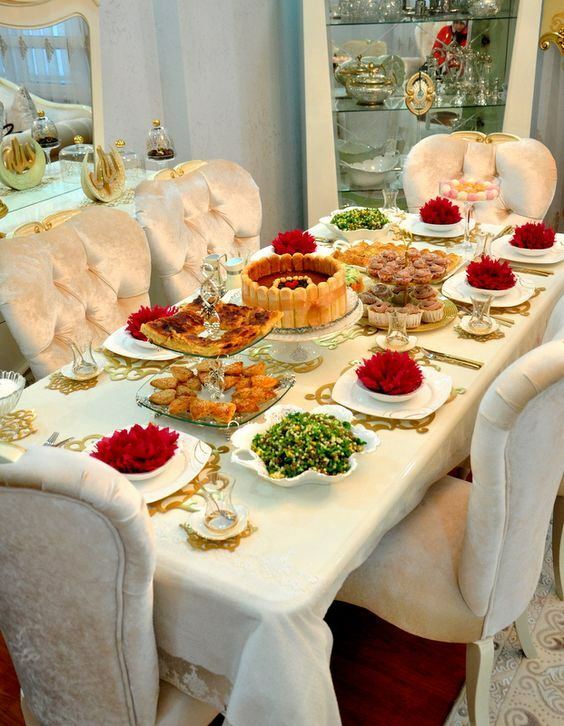 Suggerimenti per la decorazione di tavoli Iftar