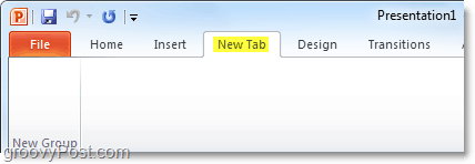 anteprima della nuova barra multifunzione della scheda in Office 2010