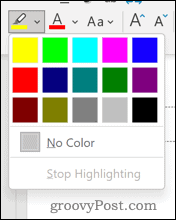 evidenziare i colori in powerpoint