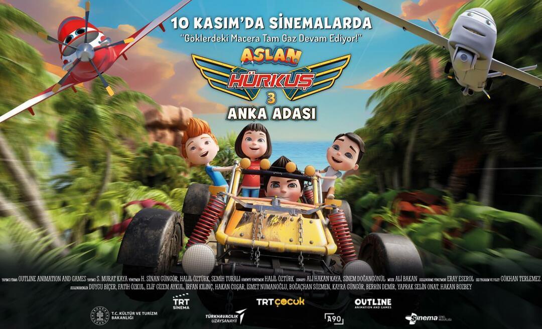 Buone notizie per gli amanti dell'animazione! Esce "Aslan Hürkuş 3: Anka Island".