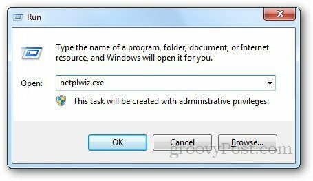 Accesso a Windows 7 automaticamente 4