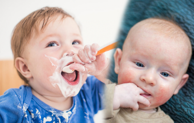 sintomi di allergia alimentare nei neonati