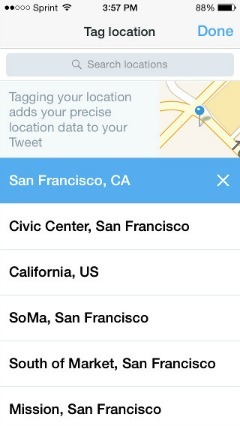 Twitter e Foursquare collaborano per aggiungere la posizione ai tweet