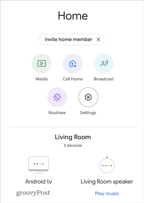 Equalizzatore audio di Google Home