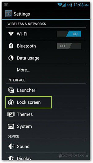 Come configurare Face Unlock in Android 4.0