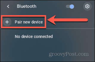 Chromebook aggiunge un nuovo dispositivo
