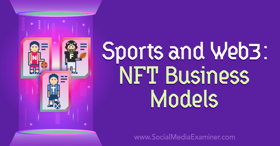Sport e Web3: modelli di business NFT: esaminatore di social media
