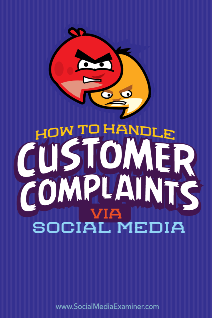 Come gestire i reclami dei clienti tramite i social media: Social Media Examiner