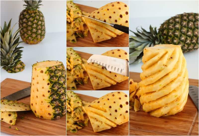 come sbucciare l'ananas