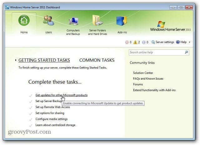 Creare un'unità flash USB avviabile di Windows Home Server 2011