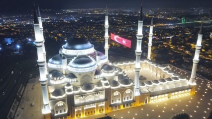 I preparativi finali sono stati completati nella moschea di Çamlıca! Il primo adhan sarà letto giovedì