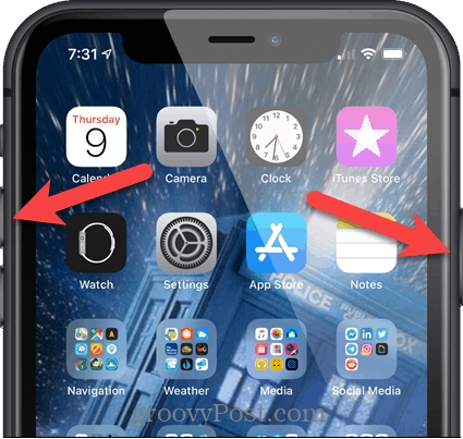 Fai uno screenshot su un iPhone usando i pulsanti